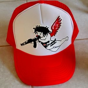 CUSTOM EVOL TRUCKER HAT (Blue In Stock)